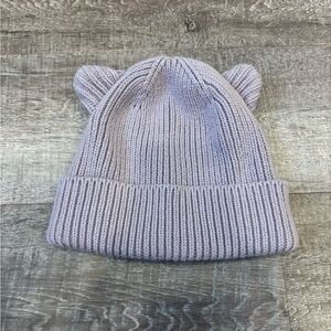 GAP Lilac Knit Beanie with Ears